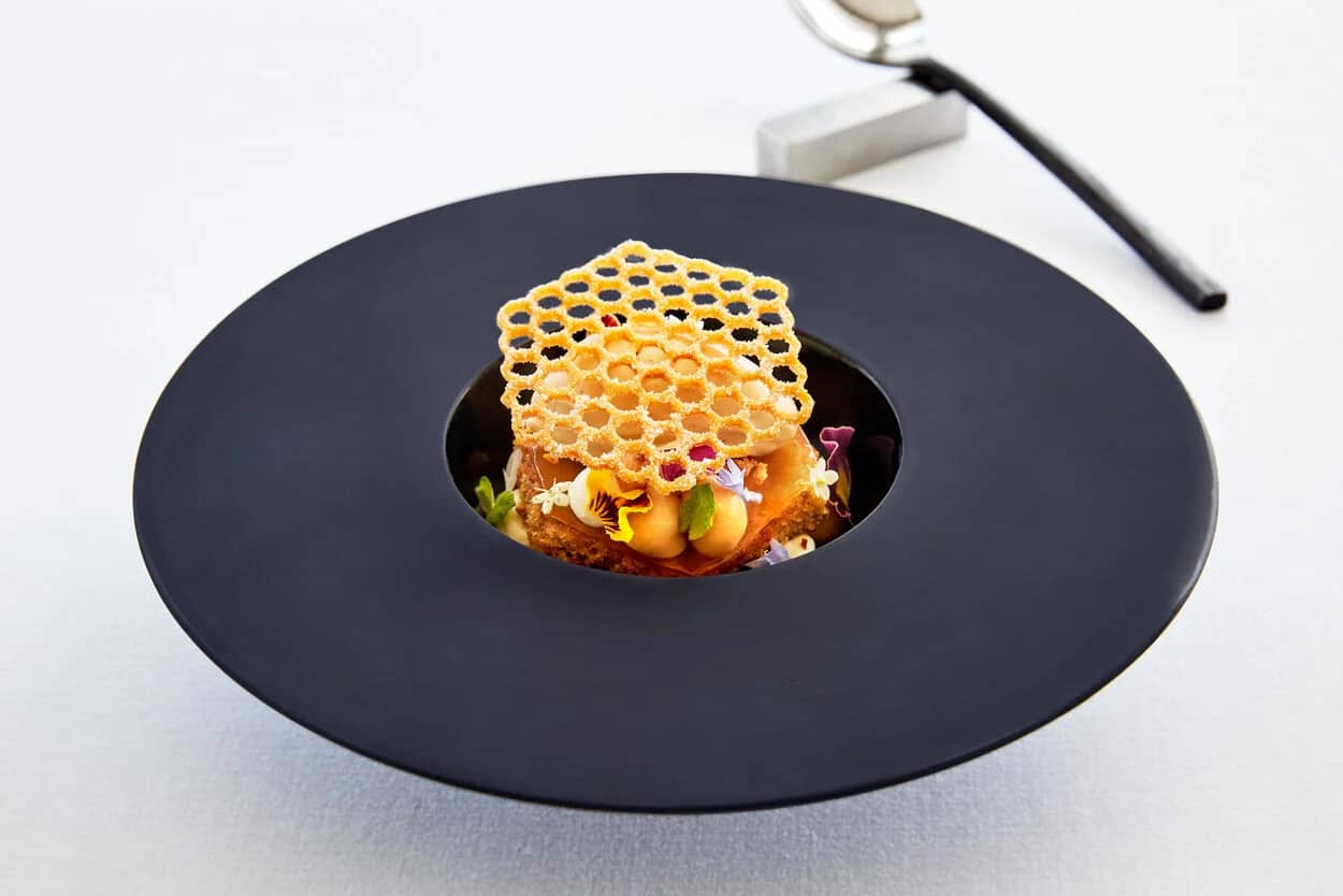 ascot private journal Photography- Chef Luca Martini plating at Pier, V&A Waterfront